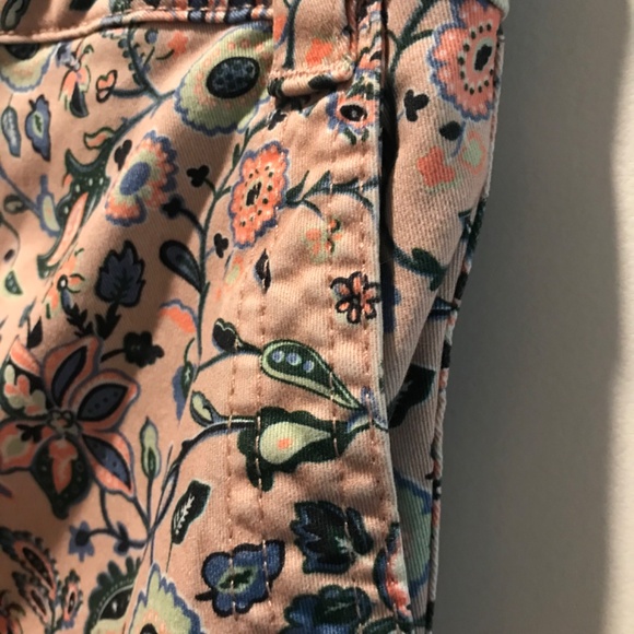 Boden Paisley khaki style cropped pants - Picture 7 of 13